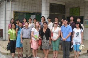 ETAs teaching at a high school in Panyu (Mainland China)